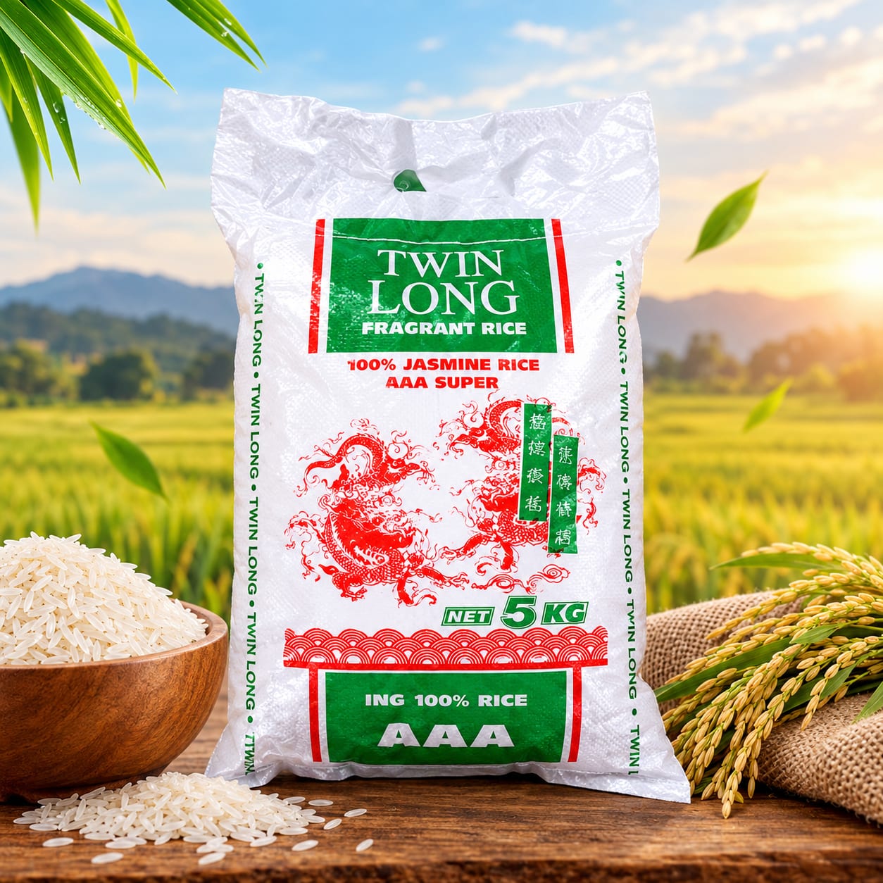TWIN LONG ARROZ PARTIDO EM TRÊS 5 KG